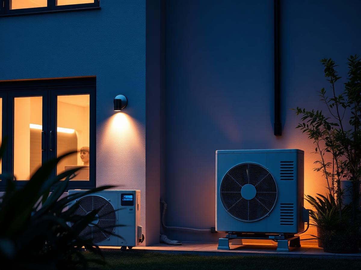 Modern residential air conditioning unit installed by Premier Climate Control